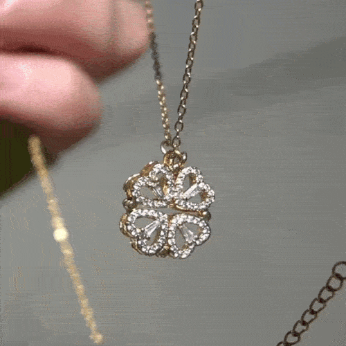 Colier Elegant 2 în 1 din Inimi